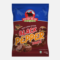 SWISS BEAR BLACK PEPPER SAUCE (1CTN X 12UNIT X 1KG)