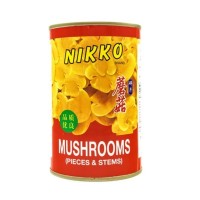 NIKKO MUSHROOM PIECES & STEM (SLICE) (1CTN X 6UNIT X 2840G)