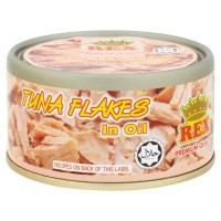 REX TUNA FLAKES IN OIL (1CTN X 48UNIT X 185GM)